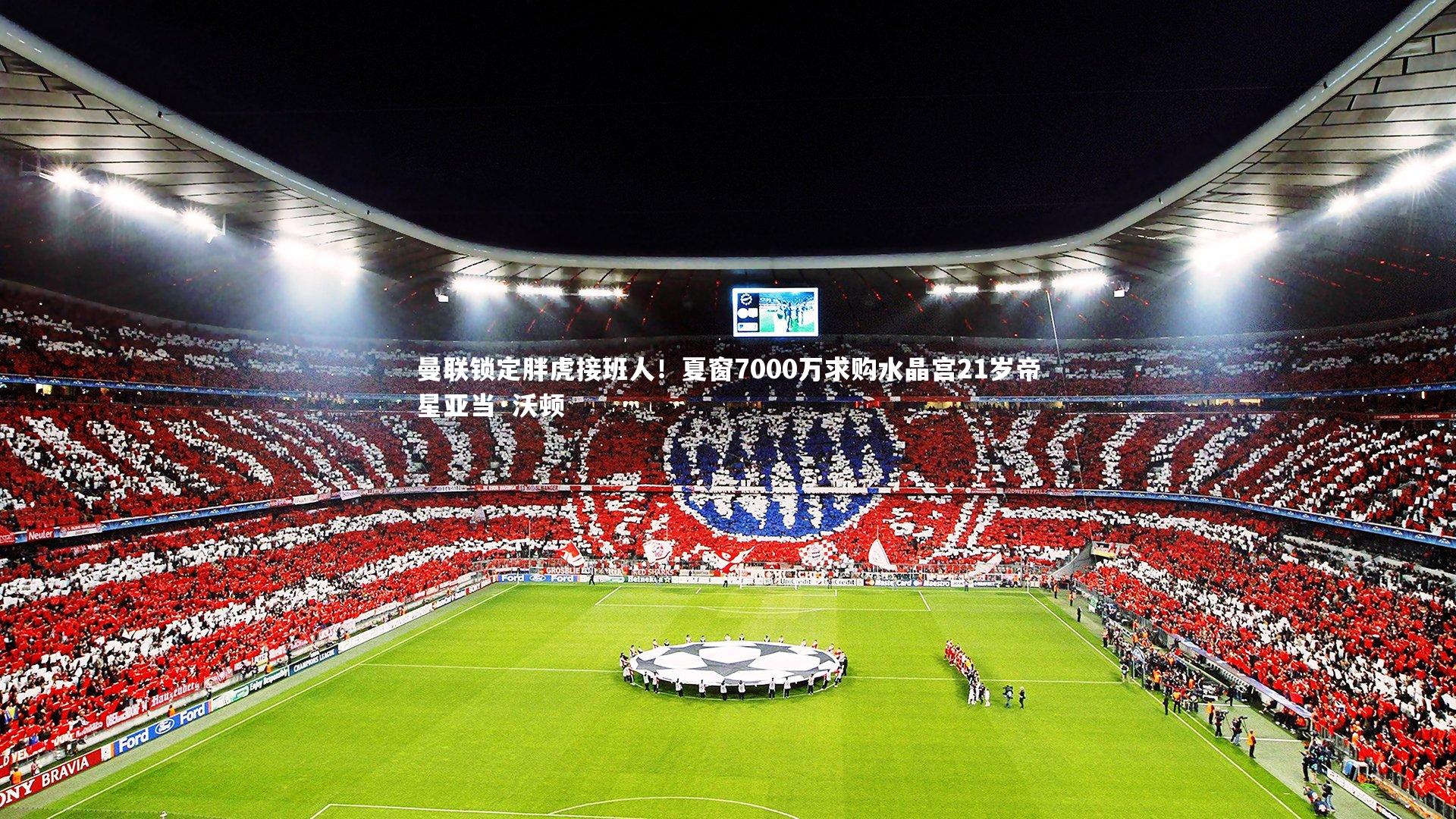 曼联锁定胖虎接班人!夏窗7000万求购水晶宫21岁帝星亚当·沃顿